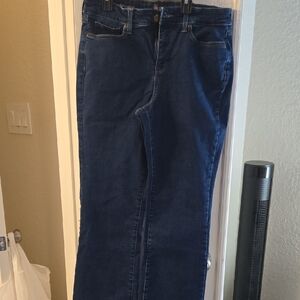 NYDJ Dark Blue Straight Leg Jeans